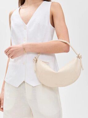 Mansur Gavriel Mini Fortuna Shoulder Bag in Sand NEW + tote bag